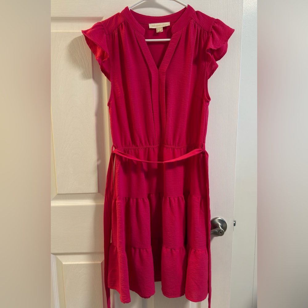 Elegant Pink Mini Dress